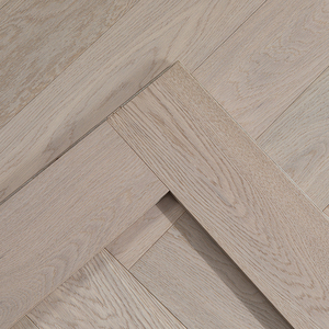 Plancher en bois d'ingénierie multicouche à chevrons T&G en frêne blanc de 18 mm, insonorisant, de qualité industrielle, conforme RoHS, pour cave à vin - Product Image 2