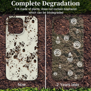 Tenchen Bền Vững Sinh Thái Thân Thiện Với Trường Hợp Điện Thoại Tùy Chỉnh Compostable Phân Hủy Sinh Học Rơm Lúa Mì Điện Thoại Di Động Trường Hợp Đối Với iPhone Cho Samsung - Product Image 5