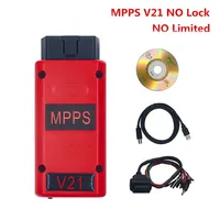 Programmeur ECU MPPS V21 de qualité supérieure, OBD2 MPPS V18.12.3.8, Câble Breakout Tricore, Outil automobile, Lecteur de code Tricore MULTIBOOT MAIN