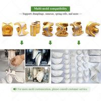 Nueva Máquina para Hacer Arepas de 15 cm, Máquina para Raviolis Chinos de Acetato, Máquina Automática para Empanadas con Motor de Alta Capacidad Multifuncional
