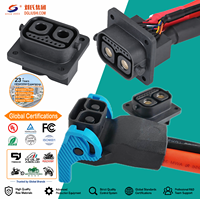 Connecteur de charge haute intensité R250 IP67 à angle droit, assemblage de câbles personnalisé pour motos électriques/motos tout-terrain
