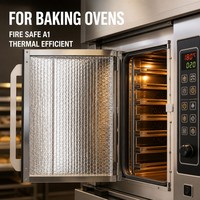 Matériau d'isolation thermique moderne et écologique en feuille d'aluminium avec R4.0 pour applications en four à haute température et sur toiture