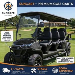 Voiturette <span class=keywords><strong>de</strong></span> <span class=keywords><strong>golf</strong></span> électrique personnalisable avec logo, 6 places, homologuée ROHS et REACH - Product Image 1