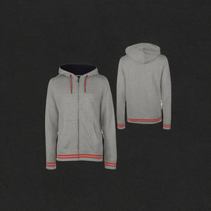 เสื้อสเวตเตอร์แฟชั่นมีฮู้ดสำหรับผู้ชายเสื้อสเวตเชิ้ตผ้าทอทรงหลวมเป็นมิตรต่อสิ่งแวดล้อมสำหรับฤดูใบไม้ผลิพิมพ์โลโก้ขนาดใหญ่พิเศษออกแบบได้เอง - Product Image 2