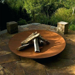 Pozo de fuego redondo en acero Corten-Forma circular clásica - Product Image 6