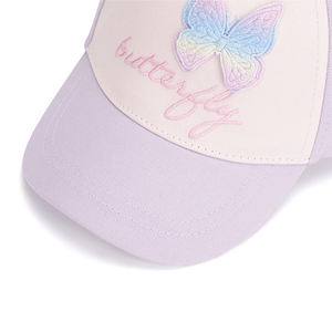 Nueva Gorra de Béisbol para Niños de 6 Paneles, 100% Algodón, Protección Solar Deportiva para Niñas, Certificación BSCI, Cierre con Adhesivo Mágico - Product Image 4