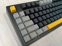 Clavier mécanique de jeu Keywin BK7501 personnalisé, tri-mode, 75 %, RGB, avec joint, OEM, hotswap, avec bouton rotatif