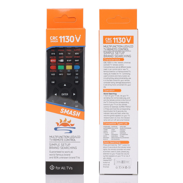 Wholesale Good Quality LCD Smart Television Remote Control English Wireless Multi-function CRC1130V Remote Controls air Mouse