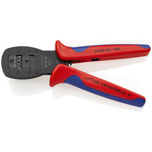 KNIPEX 97 54 24 Alicates para conectores mini, crimpado paralelo con mangos multicomponentes pulidos, 190 mm - Product Image 2