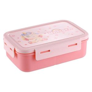 Cartoon Lunch <b>Box</b> Set With Water Bottle PP Plastic Bento <b>Box</b> For Kids Student Meal <b>Storage</b> Container Rectangle Shape - Product Image 5