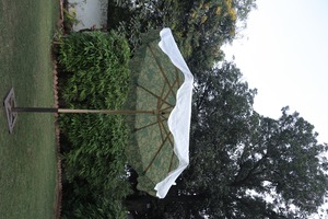 Parasols personnalisés faits à la main parapluie pour jardin moderne Simple contrôle manuel grande impression pour fournir un confort d'ombre - Product Image 2