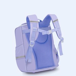 กระเป๋าใส่หนังสือแบบแข็ง2025ใหม่ล่าสุดแฟชั่นกระเป๋าหนังสือนักบินอวกาศชั้นประถมศึกษารูปยูนิคอร์นรักหน้ายิ้มหนึ่งชิ้น - Product Image 2