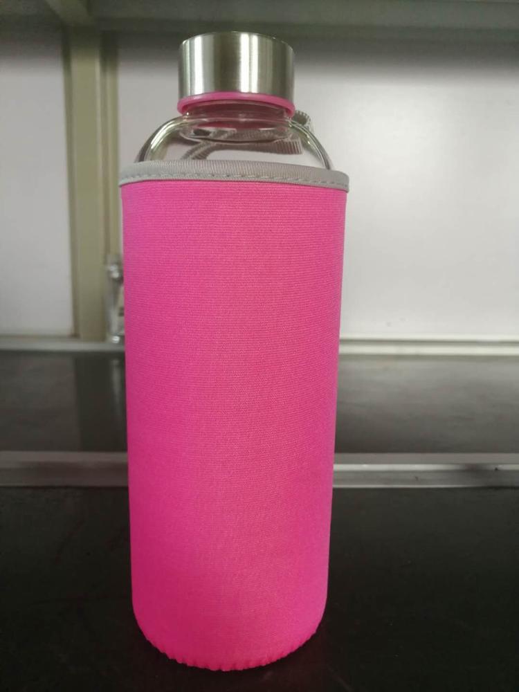 750ML Borosilicate glass sports drinking water bottle