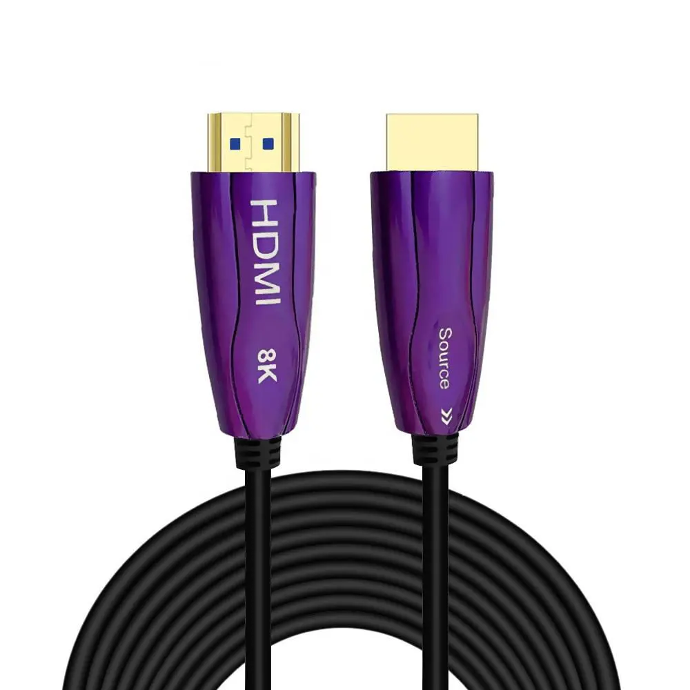 Goedkope Gepersonaliseerde Gouden Leverancier Usb-Kabel Fabrikant Concurrerende Prijs Hdmi Kabel 2.1 8K 60Hz Hdmi Optische Hdtv-Kabel