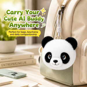 ของเล่นตุ๊กตา AI ยอดนิยมขายดี รองรับ ChatGPT 60 ภาษา ตา LED แสดงอารมณ์ ของเล่นตุ๊กตาขนนุ่ม พกพาสะดวกสำหรับเด็กเล่นทุกวัน - Product Image 6