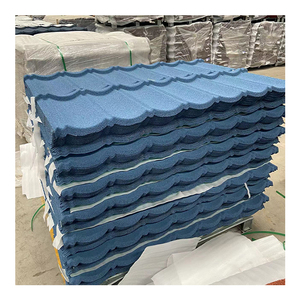 Nhà Máy Giá màu đá tráng mái ngói 0.18mm-0.35mm thép kim loại bệnh zona hiện đại nhựa đường thiết kế mẫu miễn phí có sẵn - Product Image 1