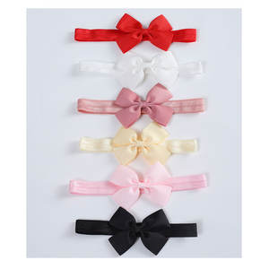 2023 नवजात शिशु हेयरबैंड + मोजे सेट बेबी रिबन बैंड धनुष हेडबैंड बेबी बुना हुआ कपास मोजे - Product Image 3