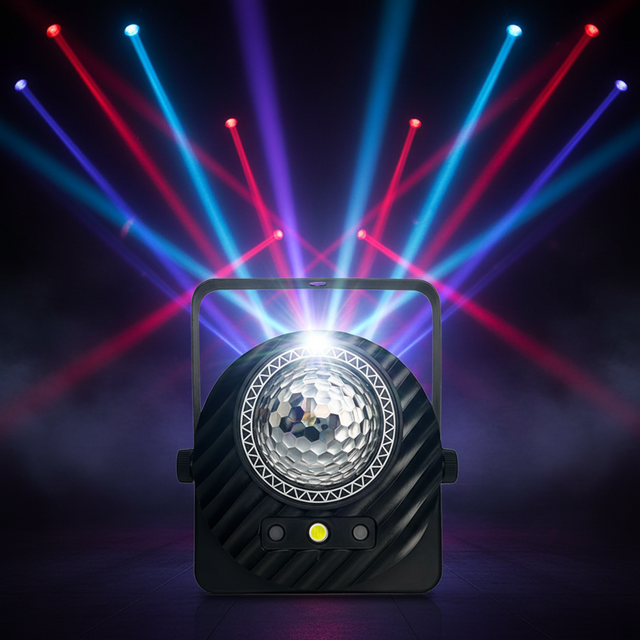 Factory Direct LED Dance Floor 3-in-1 Kaleidoscope RGB Laser Magic Ball Disco KTV Bar Club Stage Light Sound-Activated DMX512