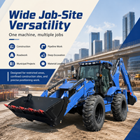 Chargeuse-pelleteuse modèle populaire LOGWAY, hauteur de déchargement maximale 3100 mm, haute efficacité de travail pour les excavations profondes