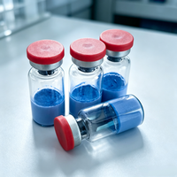 Approvisionnement direct usine : Poudre lyophilisée de GHK-Cu (Tripeptide-1 de cuivre) à 99 % de pureté, matière première cosmétique, livraison directe