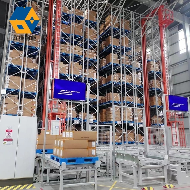 Automatic Warehouse Stacker Crane ASRS Automated Warehouse System Industrial Racking System Automated ASRS Storage System