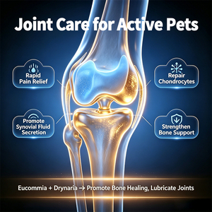 Solution articulaire 30 jours pour l'arthrite et les blessures – Restaure la mobilité chez les chiens de travail et les animaux âgés, complément naturel TCM pour animaux de compagnie - Product Image 4