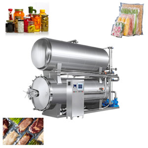 Autoclave Horizontal de Una Sola Capa para Esterilización de Alimentos a Alta Temperatura, para Procesamiento de Alimentos Enlatados, Bebidas y Salsas - Product Image 1