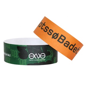 สร้อยข้อมือเทศกาลที่กำหนดเองเหตุการณ์และพรรคซัพพลายสร้อยข้อมือกระดาษราคาถูกวง Tyvek สายรัดข้อมือ - Product Image 1