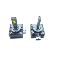 AUTO IDEAL 12V 55W D8S Phare LED Série D D1-D4 6000K IP68 Étanche 6000lm Haute Luminosité pour Voitures Universelles