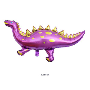 공룡 테마 호일 풍선 어린이 생일 풍선 세트 파티 장식 아기 소년 호일 풍선 - Product Image 3