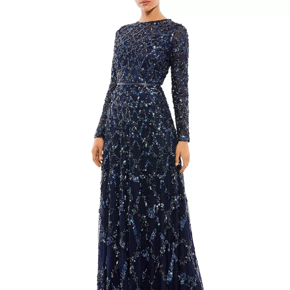 2023 designer elegant lady sequin gown