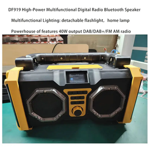 Universal Dab Radio Multibandas Subwoofer Recargable Led Antorcha Luz Música Altavoz inalámbrico Radion con MSDS - Product Image 4