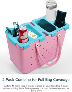 <b>Cup</b> Holder Compatible with X <b>Large</b> Bogg Bags EVA Tray Accessory with <b>Cup</b> Holder Sand Waterproof Organizer for Stanley 40oz - Product Image 6