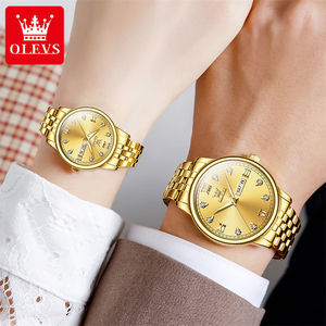 5525 Luxury New Fashion Couple <b>Watches</b> <b>Waterproof</b> Luminous Quartz Original Top Brand Stainless Steel Lovers Wristwatches - Product Image 3