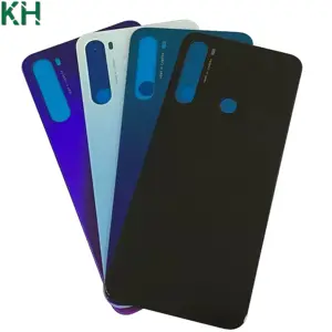 Mobiele Telefoon Terug Batterij Cover Vervanging Onderdelen Voor Redmi Note 8 Note 8T Achter Case Deur Glas Met Sticker