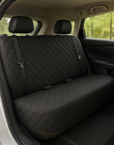 Housse de siège de voiture étanche noire pour animaux de compagnie, taille universelle, housse de siège de voiture pour <span class=keywords><strong>chien</strong></span>, protection de siège arrière pour SUV et camion - Product Image 1