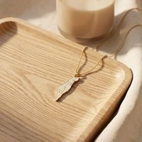 Collier en acier inoxydable plaqué or 18 carats avec carte d'Israël, pendentif étoile de David, bijoux juifs en or, collier Magen David pour femmes
