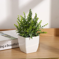 Tanaman Bonsai Mini Plastik Buatan dengan Bunga Busa - Ringan, Tahan Lama, Ramah Lingkungan, Dekorasi Rumah untuk Tahun Baru