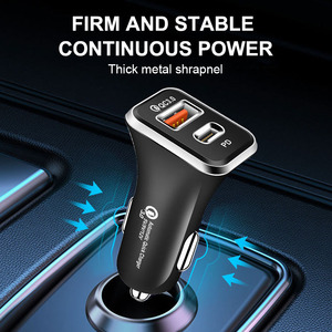 MONFONK Usb <span class=keywords><strong>c</strong></span> caricatore per auto 2 porta 36w doppio Usb caricabatterie per auto tipo <span class=keywords><strong>c</strong></span> adattatore per <span class=keywords><strong>iPhone</strong></span> - Product Image 5