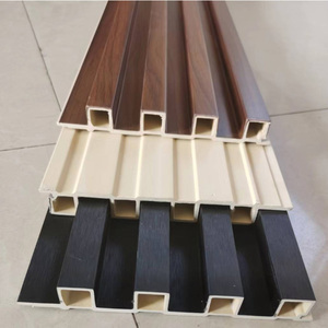 Panneaux muraux en WPC imperméables et gaufrés modernes de 168 mm * 20 mm avec installation facile pour la décoration de hôtels et de villas - Product Image 4