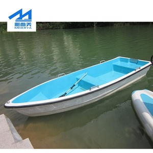 Prix d'usine - Bateau à rames en fibre de verre pour 4 personnes, idéal pour les activités nautiques, la pêche à la dérive et les patrouilles - Product Image 2