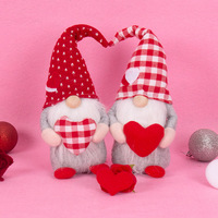 Gnome de la Saint-Valentin Mr Mrs Scandinavian Tomte Doll Supplier Valentine Decor Poupée sans visage en peluche pour la décoration de bureau de table