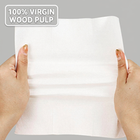 Papier mouchoir multi-pli gaufré en gros, papier mouchoir gaufré de bonne qualité, serviette en papier gaufré