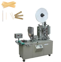 Machine d'emballage de bâton de café en bois monobloc à grande vitesse Sachet Agitateur de cure-dents de remplissage en matière plastique