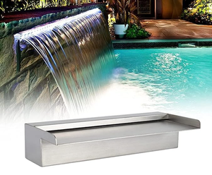 <span class=keywords><strong>Venta</strong></span> directa de fábrica Fuente exterior Montaje en pared Fuente de agua Cascada Aliviadero para decoración de jardín y <span class=keywords><strong>casa</strong></span> - Product Image 1