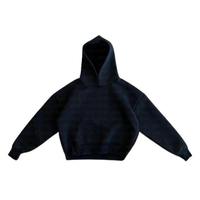 650-500 G/m² Coton Uni Luxe Sweat à Capuche Court Homme Personnalisé Oversize Streetwear Lourd