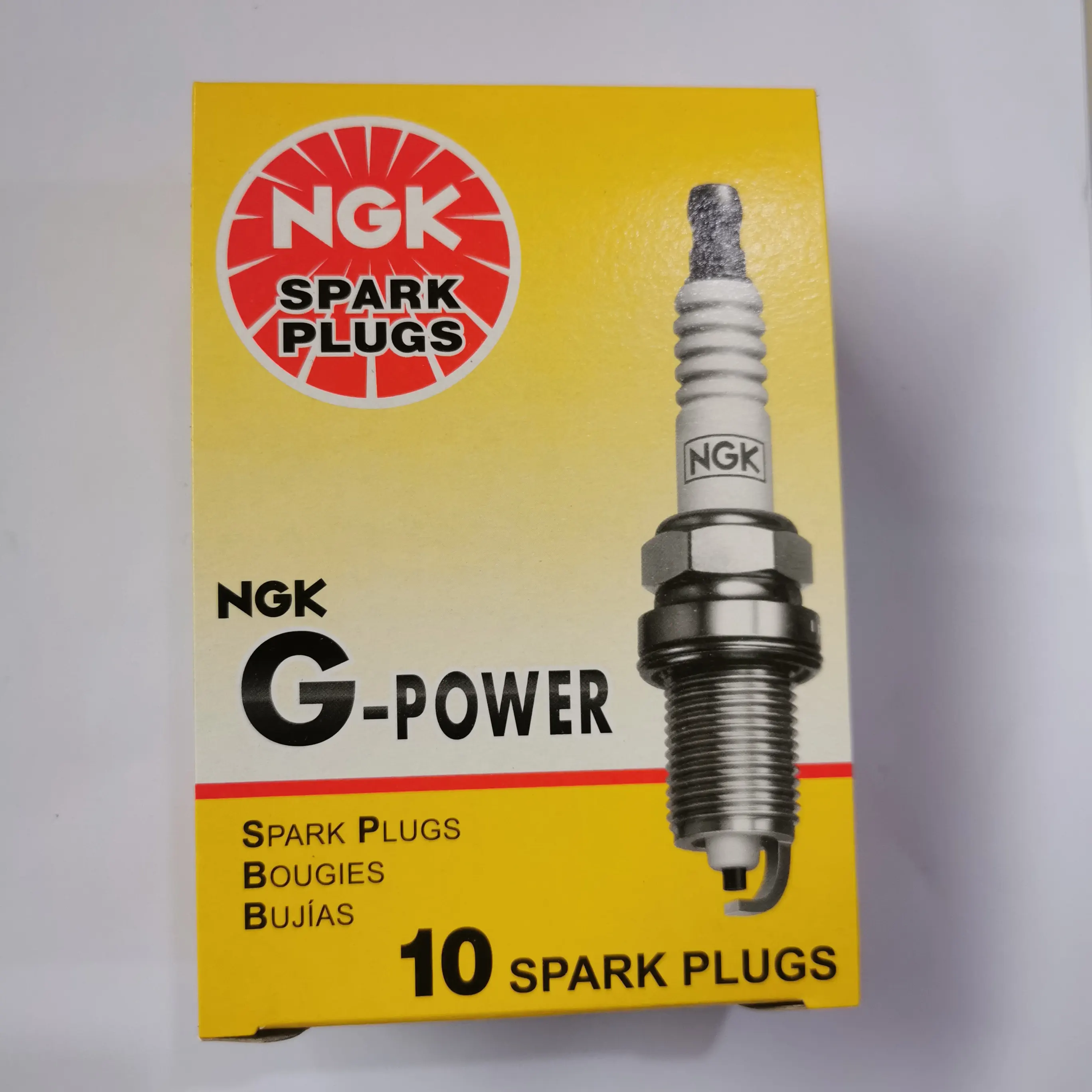 Fournisseur en gros NGK Bougie d'allumage NGK vérifiée par Alibaba G-Power 835GP en alliage de nickel