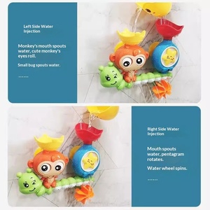 Lindo Rociador con Forma de Mono con Función de Rociado Giratorio, Juguete Educativo de Agua para Bebés, Adecuado para el Juego Sensorial Durante el Baño - Product Image 3