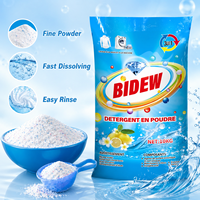 Détergent en poudre OEM 10 kg, haute mousse, parfum citron, pour le marché sénégalais