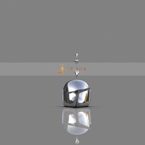 Escultura Esférica de Acero Inoxidable Estilo Art Deco ANW074, Arte Metálico Reflectante para Proyectos Comerciales - Product Image 2